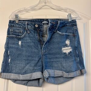 Old Navy Women's Ripped Blue Jean Shorts